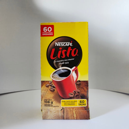 Nescafe Listo 60 Unidades