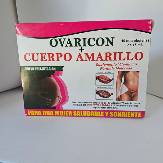 Ovaricon + Cuerpo Amarillo - Fortalece el sistema reproductor femenino