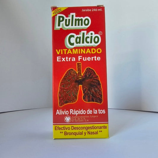 Pulmo Calcio Vitaminado Extra Fuerte Jarabe de 240mL