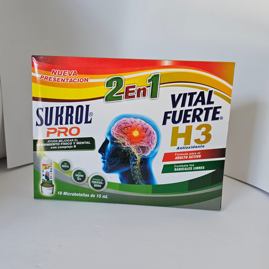 Vitamina 2 en 1 - Sukrol y Vital Fuerte